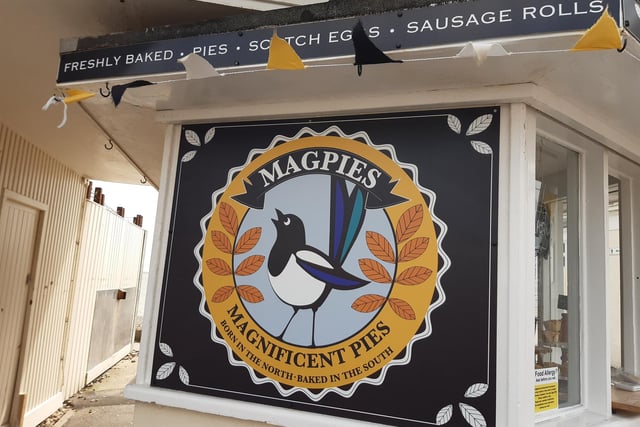New independent bakery Magpies Magnificent Pies has opened in a kiosk at the land end of Worthing Pier
