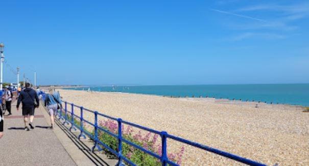 Eastbourne Beach - This long and wide pebble beach stretches for over three miles and is backed by a stunning seafront promenade. It's a popular spot for swimming and sunbathing, and there are plenty of cafes, ice cream kiosks, and beachside restaurants to choose from.