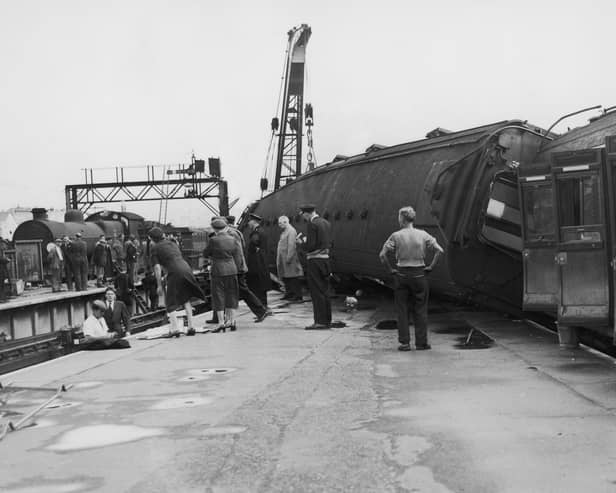 Looking back at the tragic rail crash which killed five people in 1958 (Photo by Keystone/Hulton Archive/Getty Images)