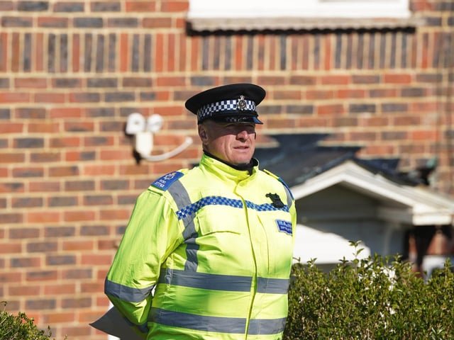 A police presence remains at a property in Sussex, after a man was found dead and a woman and child were seriously injured.