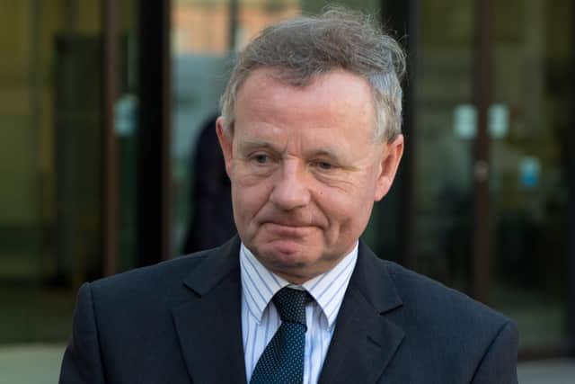 The pilot Andrew Hill had been cleared in court, in 2019, of manslaughter by gross negligence and he maintained he lost consciousness at the time of the crash.  (Photo by Chris J Ratcliffe/Getty Images)