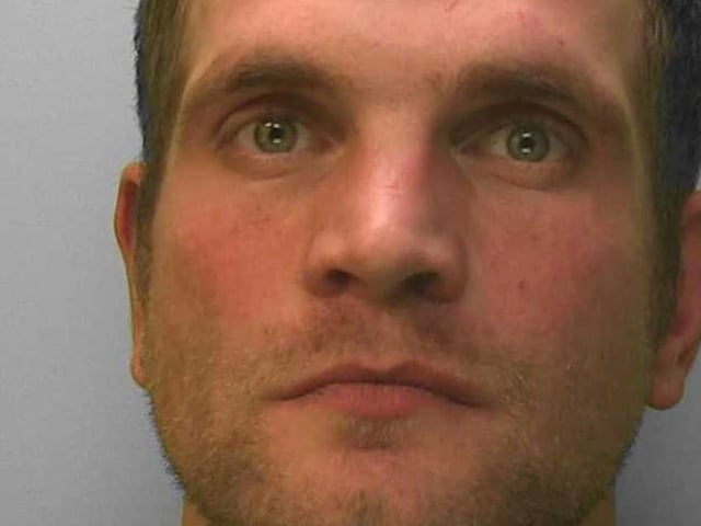 Peter Jonas has been jailed for more than two years after assaulting and repeatedly harassing a woman. Jonas turned up at the workplace of the woman, who is known to him, on March 26 2022 and confronted a number of her colleagues. He then damaged her car with his motorcycle helmet and threatened to set fire to it. Later that evening, he turned up at her address in West Sussex and let himself in. After being told to leave, he threw a set of keys at the victim, causing a cut to her head. He also punched the TV, causing a crack to the screen. Police were called and Jonas, 34, was arrested at his home in Brougham Road, Worthing. He was released on bail with conditions not to contact the victim directly or indirectly. However, on April 1, he again attended the woman’s address – which was in breach of his bail conditions – and threatened another man who was present. Officers responded to the scene and Jonas was further arrested. He was charged with assault and harassment, and pleaded guilty to both offences.
