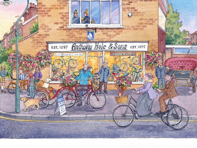 Anthony Hole and Sons bike shop in Burgess Hil