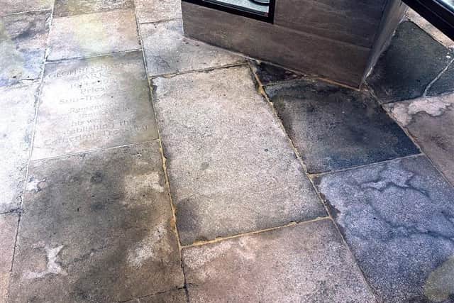 Treasury floor, Chichester Cathedral
