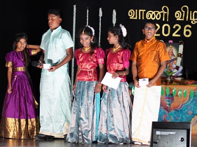 Tamil Learning Centre Crawley celebrated the Festival of Education and the achievements of an inspiring figure of Tamil heritage at Hazelwick School