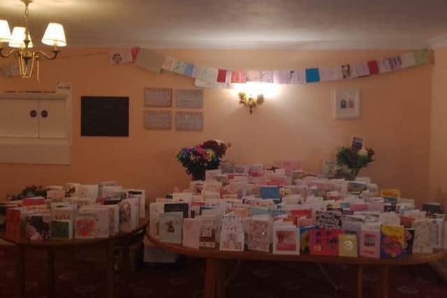 More than 500 birthday cards were received at Hollywynd for 'Miss D'