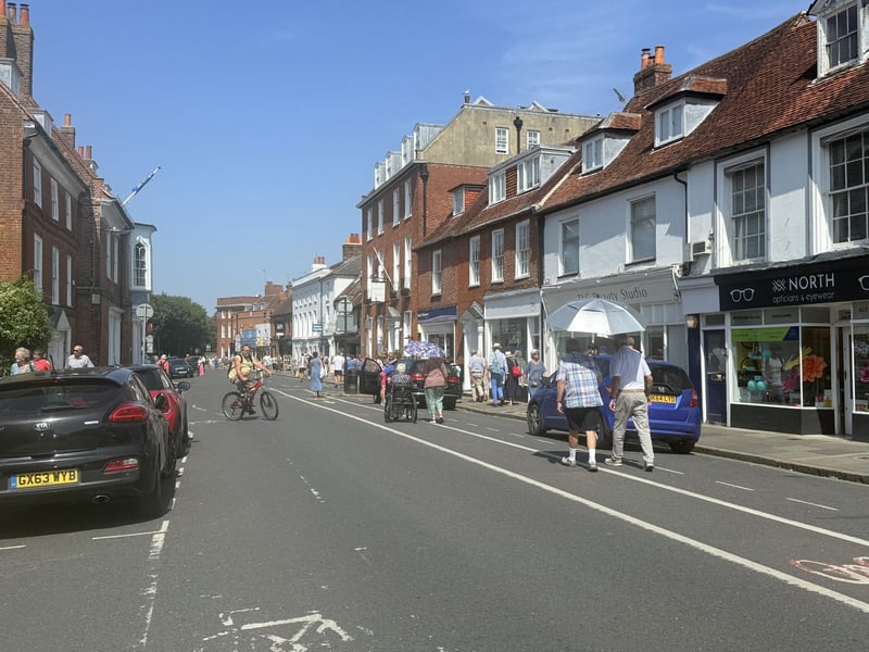 Chichester in the summer sun