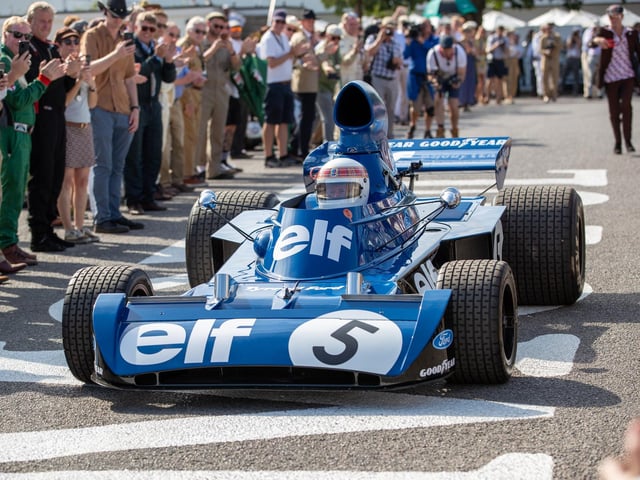 Glamour and high-octane racing at this year's Goodwood Revival.