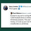 Gary Lineker showing support  on X