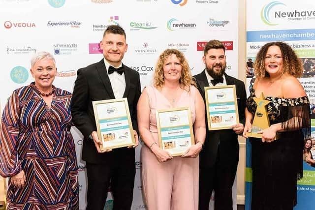 Last year's Business of the Year winners at the awards. 1st - Inle Home. 2nd – Whittfit Training. 3rd – Seaford Town Market.