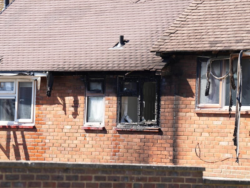 Fire crews are tackling a blaze in Crawley, according to a West Sussex Fire & Rescue Service spokesperson.