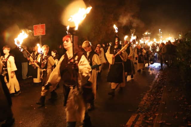 Robertsbridge Bonfire 2023. Photo by Andrew Clifton.