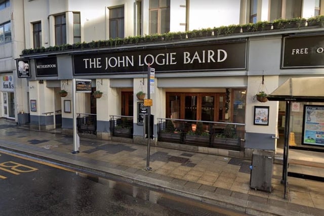 The John Logie Baird in Hastings has a Google rating of 4.0 stars based on 2,421 user reviews