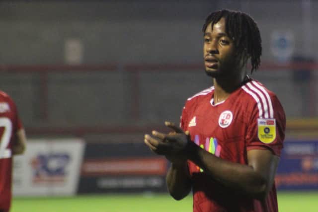 James Balagizi at the end of the game. Picture by Cory Pickford