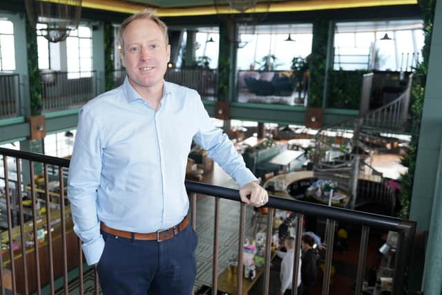 Alex Coombes, owner of Perch on the Pier, said he was delighted to finally be able to reopen the restaurant. Photo: Eddie Mitchell