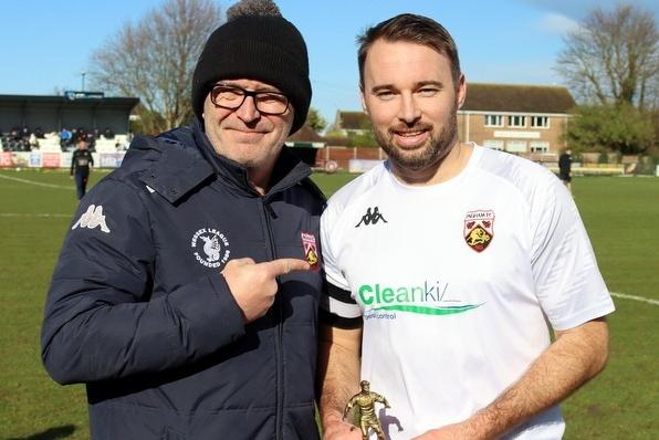 Pagham v Newhaven in the SCFL premier - it finished 0-0