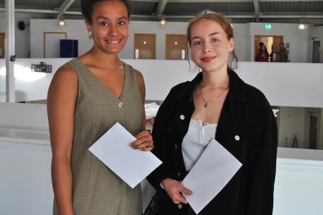 Students at Bexhill College collected their A-level results