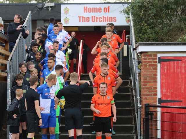 Hornchuch v Bognor Regis Town in the Isthmian premier division