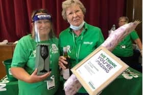 Pam Goldsmith, right, pictured with fellow Billingshurst Macmillan Support Group member Terri Ashpool