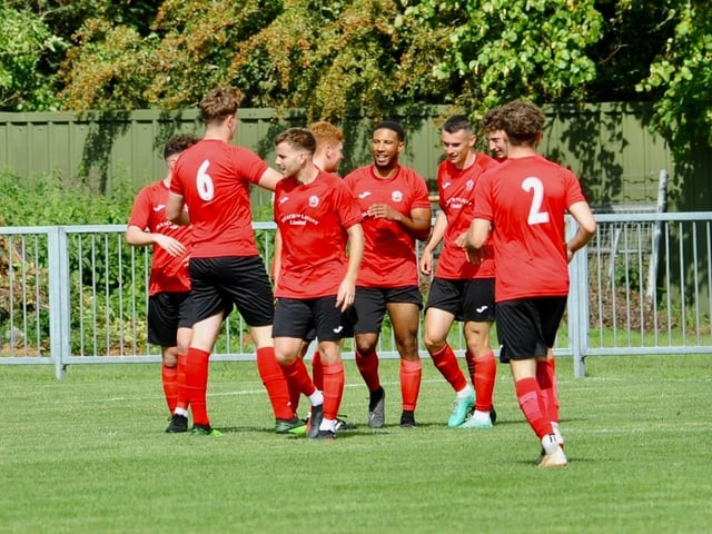 Action from Eastbourne United's 4-2 FA Vase win at Arundel FC