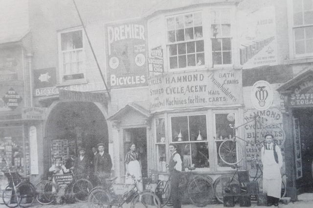 Hammond Cycle Agent in the Square was a hive of activity in the early 1900s