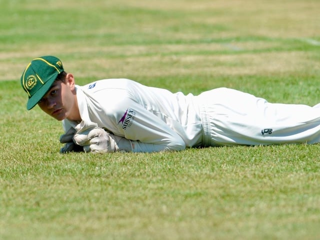 Action from Chippingdale v Broadwater CC in Division 4 West of the Sussex Cricket League
