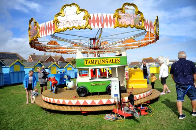 The fair featured a range of funfair rides.
