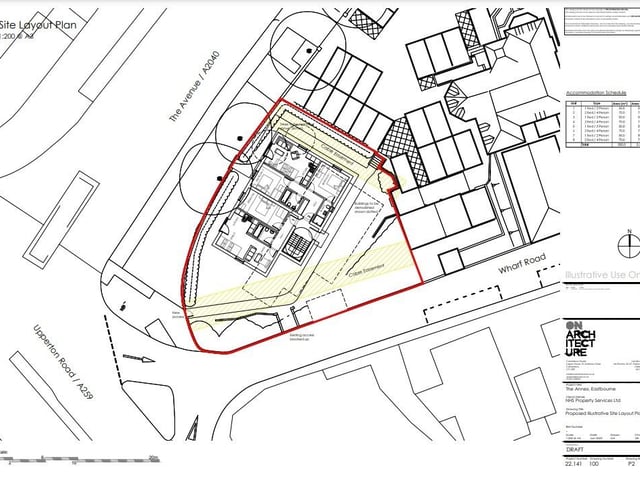 Site layout plan - illustrative use only