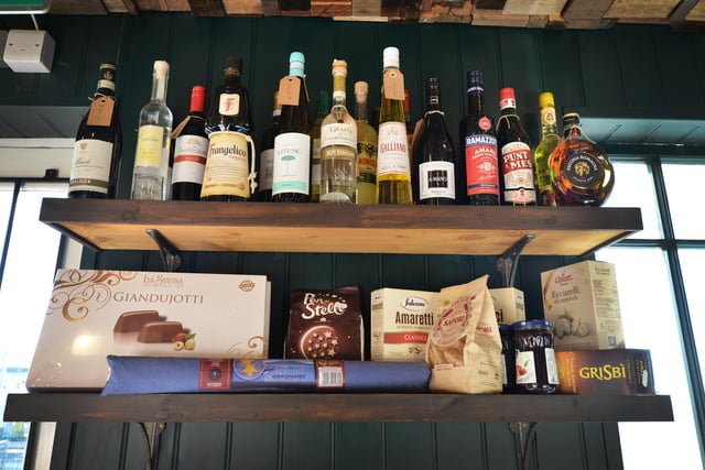 La Delizia has a range of liquors, chocolates and hard to find speciality vermouths