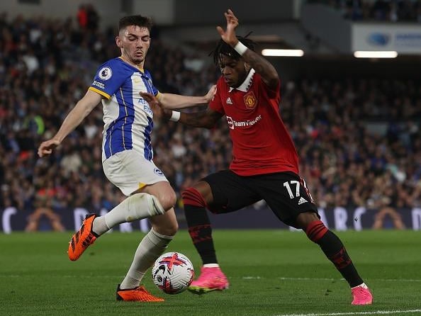 Quick to the press and good use of the ball. Stuck to his task and remained disciplined. Gaining De Zerbi's trust all the time.