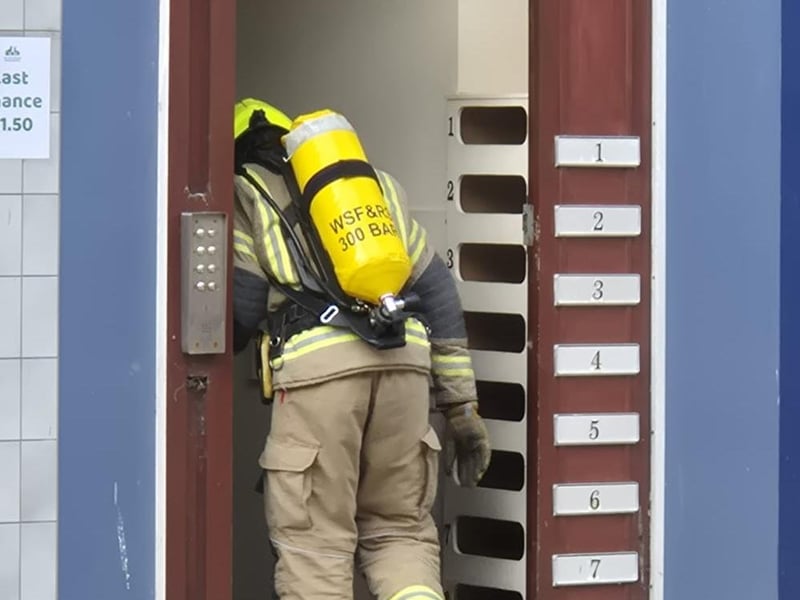 Firefighters wearing breathing apparatus extinguished the ground-floor blaze, using hose reels and jets, before remaining at the scene to damp down hotspots.