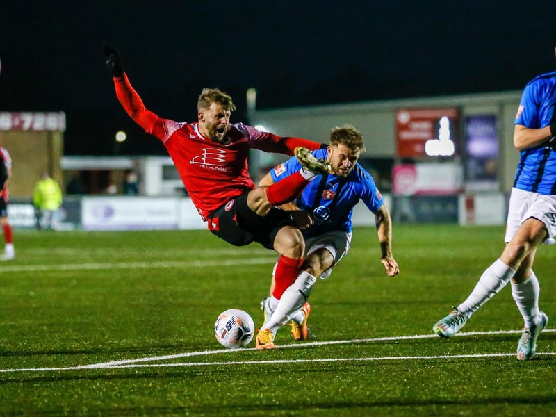 Action from Eastbourne Borough's 2-1 FA Trophy third round defeat at home to Bracknell Town