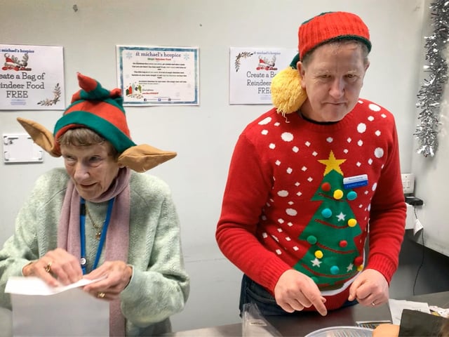 Christmas on the Coast in aid of St Michael's Hospice at Stade Hall, Hastings Old Town.