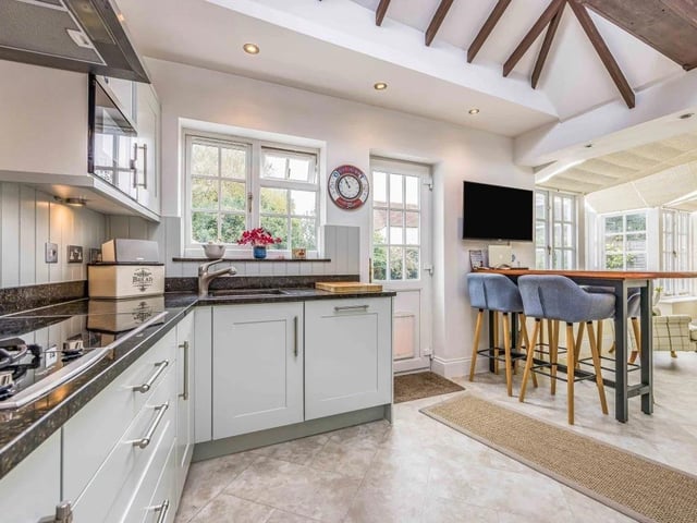 The kitchen comes with everything a home cook could want or need.