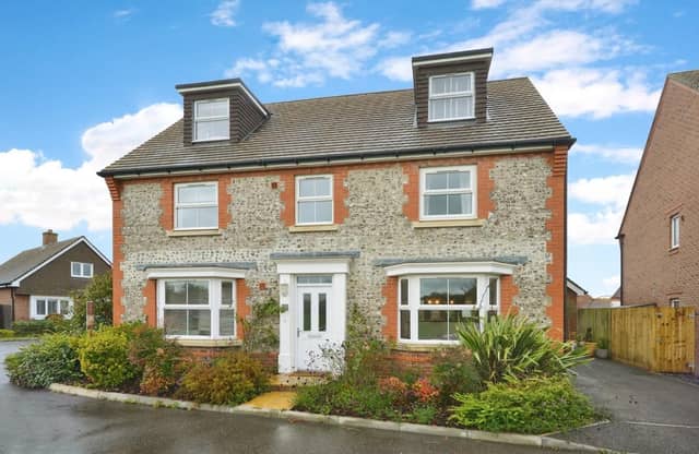 This detached five-bedroom detached house is up for sale in Hurstpierpoint through Yopa.