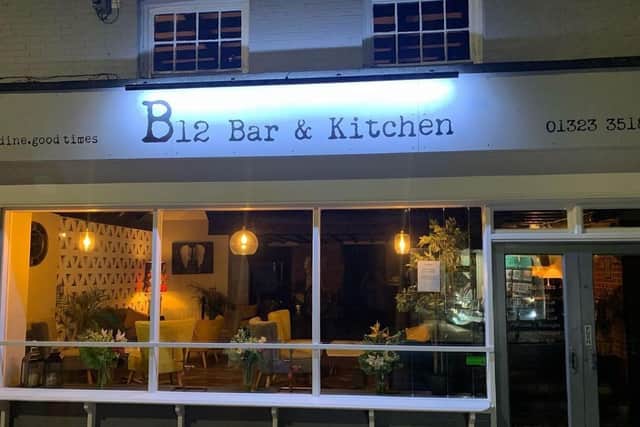 A Hailsham restaurant has announced its closure with immediate effect due to ‘continued financial difficulties’.  Picture: B12 Bar and Kitchen