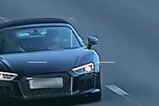 It comes after Linton admitted being the driver of the Audi R8, which reached 141mph on the A27 at Hangleton on April 7. Photo: Sussex Police
