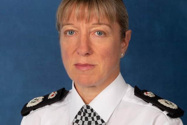 Sussex Chief Constable Jo Shiner has issued an apology to the LGBTQ+ community in Sussex on behalf of Sussex Police for ‘historical prejudice and ill-treatment’. Picture courtesy of Sussex Police