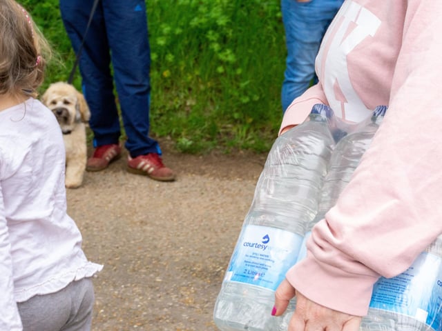 Southern Water customers have flocked to a bottled water station in Billingshurst after Horsham District was left with 'no water' following a ‘failure’ at one of the company’s supply works.
