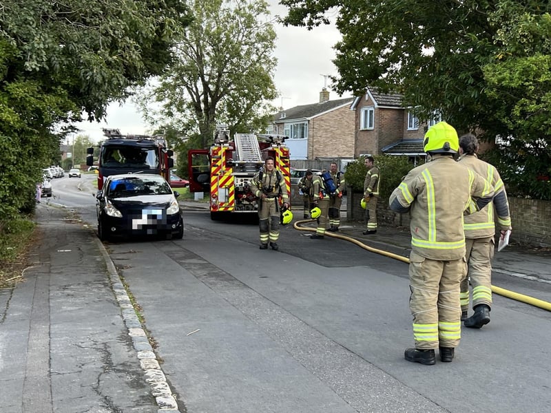 East Sussex Fire and Rescue Service said they were called to The Acorns in Hailsham at 3.34pm on Thursday, September 26