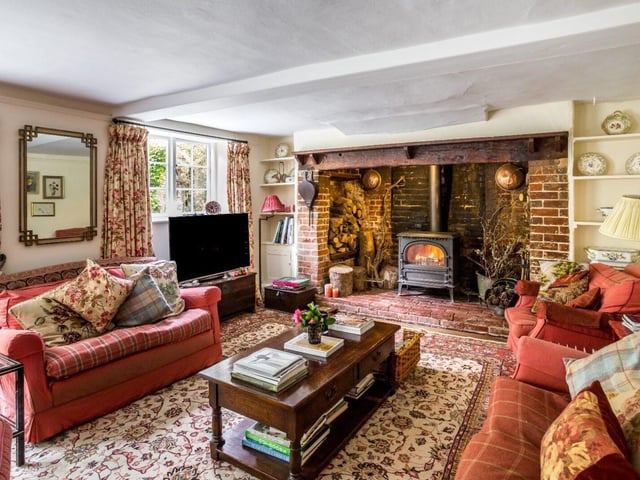 The property's living room.
