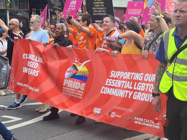 Brighton & Hove Pride 2024 took place from Friday to Monday, August 2-5. Picture by Sussex World photographer