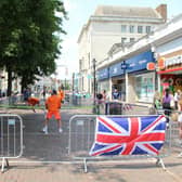 Local business teams battle it out in the town centre charity fundraiser tennis tournament. Picture from Your Eastbourne BID
