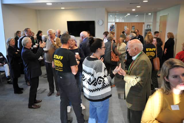 The official launch of the Midhurst Community Hub was well attended. Pic S Robards SR2211251