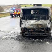 The ‘vehicle fire’ was reported on the south side of Southwick Tunnel, near Holmbush. Sussex Police officers 'implemented emergency traffic management'.