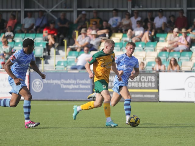 Action from Horsham's win over Cheshunt in the Isthmian premier division