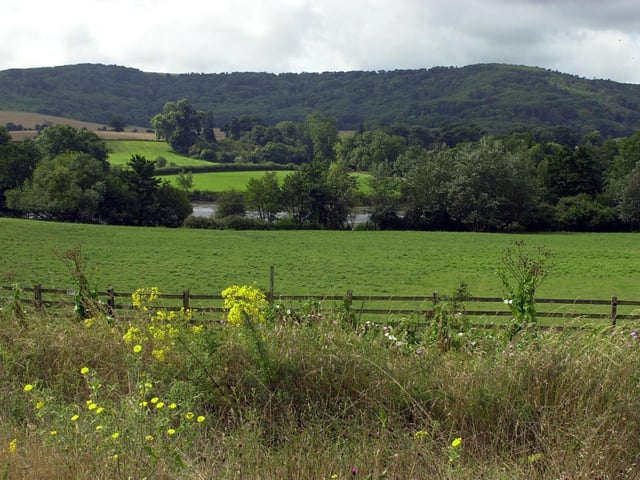 View towards the South Downs at Wiston