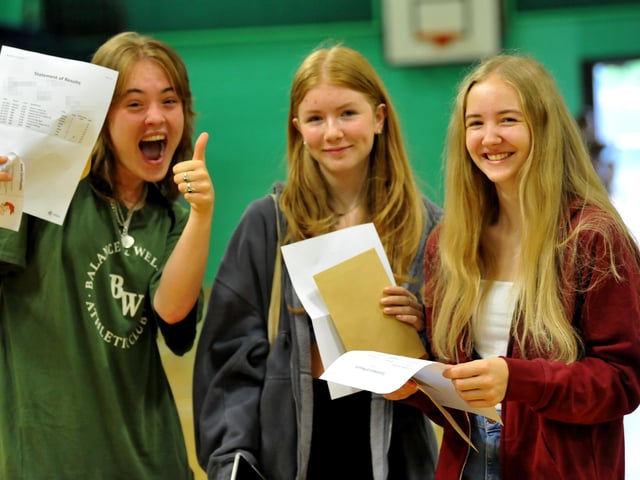 GCSE results day at The Sir Robert Woodard Academy, Lancing
