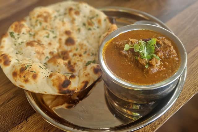 Kashmiri lamb harissa curry at Brighton Curry