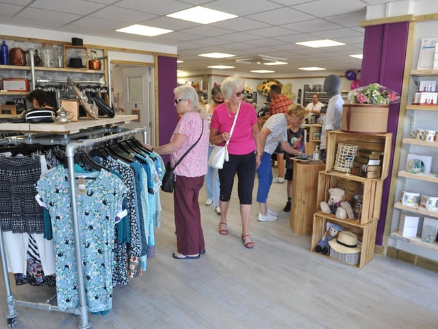 Age UK's new boutique charity shop at 1-2 Broadmark Parade, Rustington